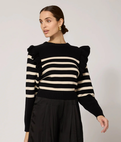 Blair Sweater Black Ivory