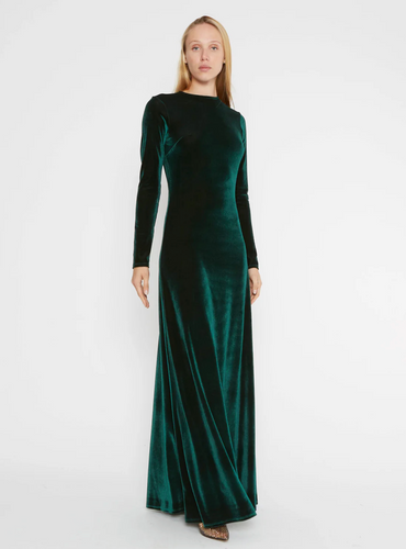 Velvet Kate Dress Emerald