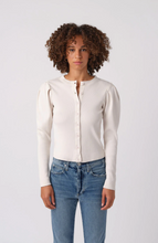 Load image into Gallery viewer, Puff Sleeve Cardigan Off White