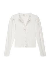 Load image into Gallery viewer, Puff Sleeve Cardigan Off White