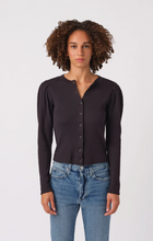 Load image into Gallery viewer, Puff Sleeve Cardigan Black