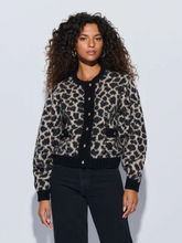 Load image into Gallery viewer, Tessa Jacquard Cardigan Leo