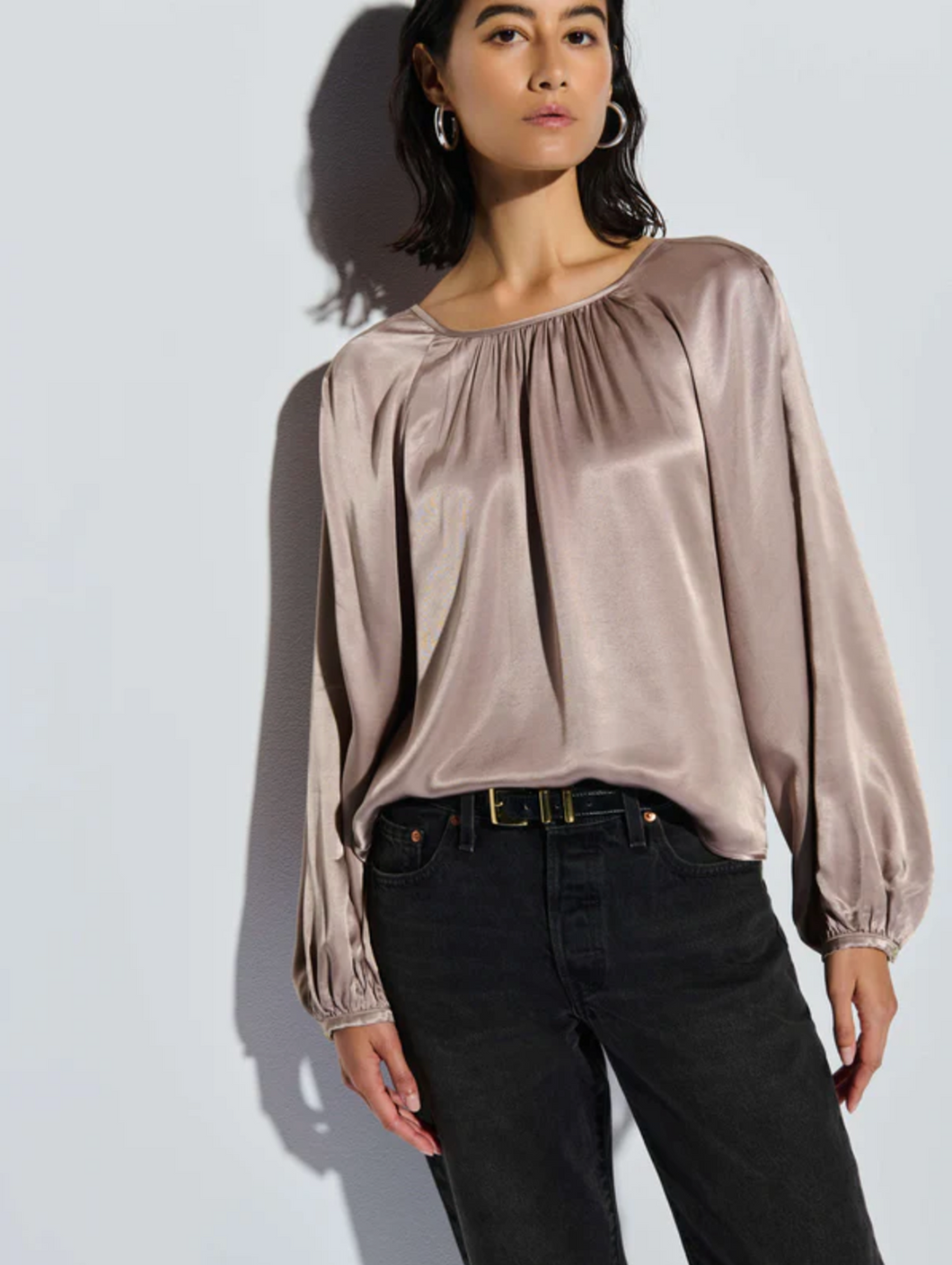 Eveline Raglan Top Mushroom