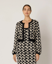 Load image into Gallery viewer, Marybeth Sweater Cardi Biarritz BLK