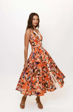 Load image into Gallery viewer, Indy Dress Orange Painted Lush