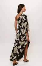 Load image into Gallery viewer, Adina Dress Black Vining Iris