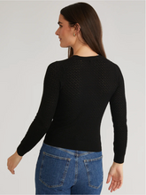 Load image into Gallery viewer, Holly Crewneck Pullover Black