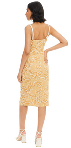 Mira Midi Dress Tuscan Tan