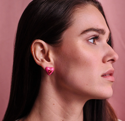 Freyja Studs Hot Pink