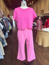 Load image into Gallery viewer, Leni Sweat Set Bright Pink