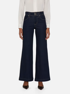 Seamed Wide Trouser Rinse