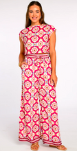 Load image into Gallery viewer, Presley Pant Trellis Pink