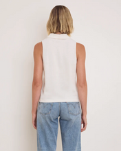 Load image into Gallery viewer, Roberta Collared Tank Porcelian