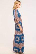 Load image into Gallery viewer, Farrah Dress Sapphire Tapis
