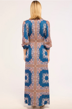 Load image into Gallery viewer, Farrah Dress Sapphire Tapis