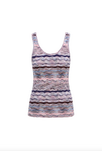 Load image into Gallery viewer, Bianca Tank Blue Pink