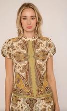 Load image into Gallery viewer, Ava Top Kaleidoscope Scarf Print