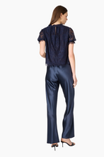 Load image into Gallery viewer, Geraldine Lace Top Navy