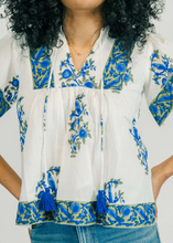 Load image into Gallery viewer, Catalina Blouse Gilded Spruce
