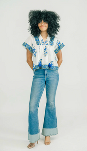 Catalina Blouse Gilded Spruce
