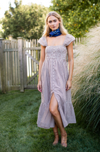 Load image into Gallery viewer, Celine Dress Mocha Gingham