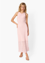 Load image into Gallery viewer, Annison Stretch Lace Midi Dress Dogwood