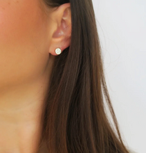 Load image into Gallery viewer, Micro Pave Circle Studs