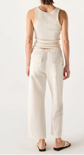 Load image into Gallery viewer, Easy Drawstring Slouch Crop Bone