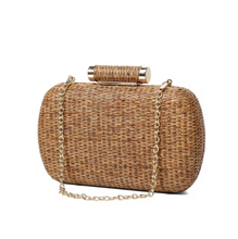 Load image into Gallery viewer, Bermuda Clutch Dark Brown