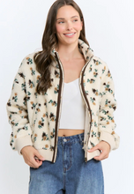 Load image into Gallery viewer, Sam Vintage Floral Sherpa Jacket