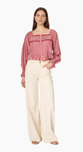 Load image into Gallery viewer, Annabella Silk Cotton Blouse Berry