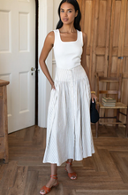 Load image into Gallery viewer, Elina Skirt Almond STRP