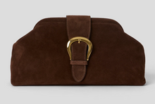 Load image into Gallery viewer, Estelle Clutch Chocolate Gold