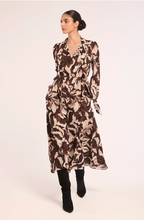 Load image into Gallery viewer, Wilma Dress Choc Swirl