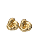 Load image into Gallery viewer, Golden Knot Studs