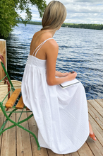 Load image into Gallery viewer, Baroque Maxi Sundress Salt