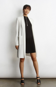 Pocket Cardigan Heather Cream