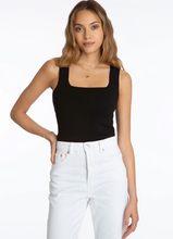 Load image into Gallery viewer, Square Neck Tank Black