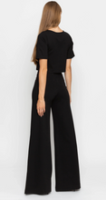 Load image into Gallery viewer, Ponte Knit Wide Leg Pant Black