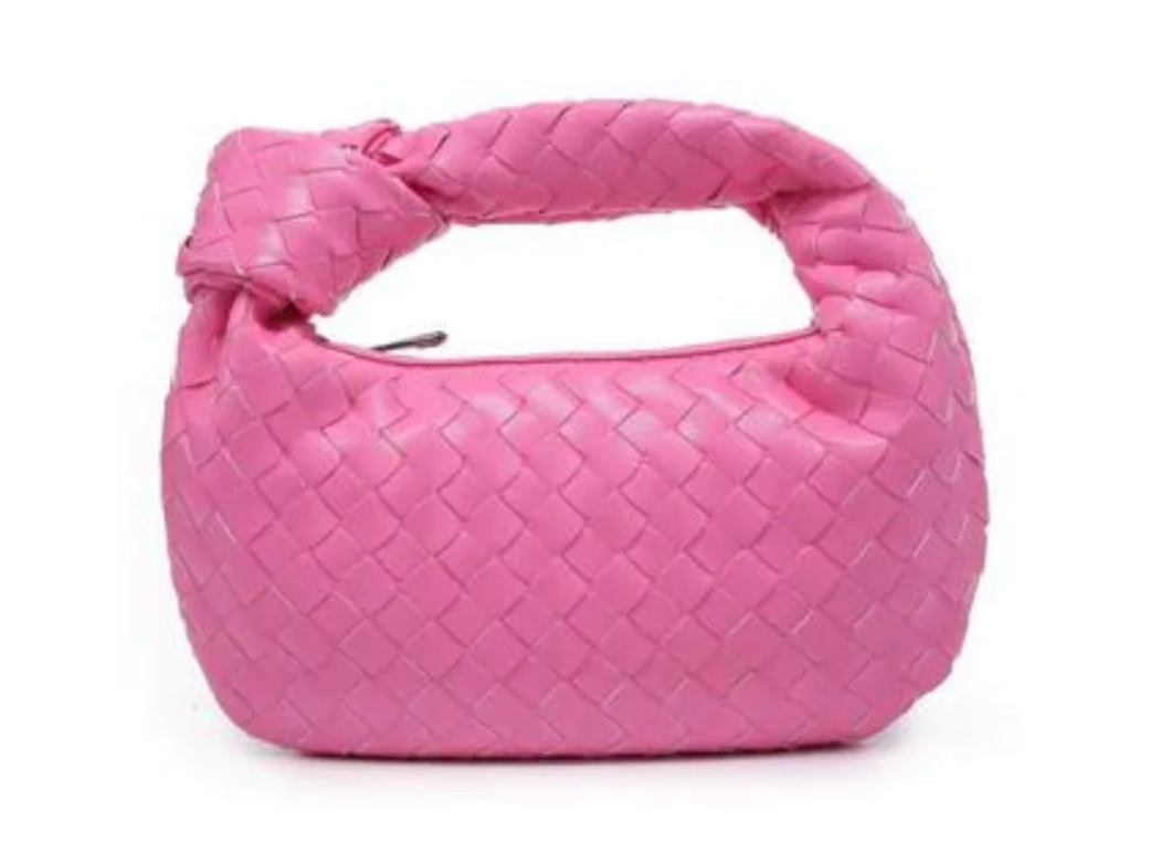 Charlie Knotted Handbag Poppy Pink