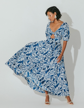 Load image into Gallery viewer, Reza Midi Dress Azulejo