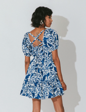 Load image into Gallery viewer, Bea Mini Dress Azulejo