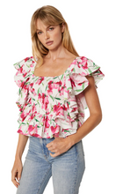 Load image into Gallery viewer, Karma Top Fuschia Floral