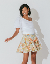 Load image into Gallery viewer, Nora Mini Skirt Retro Floral