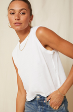 Load image into Gallery viewer, Sleeveless Babe Tee White