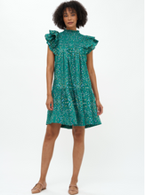 Load image into Gallery viewer, Pinutck Mini Dress Green