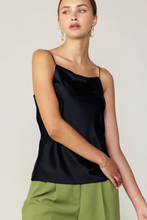 Load image into Gallery viewer, Parker Silk Cami Black