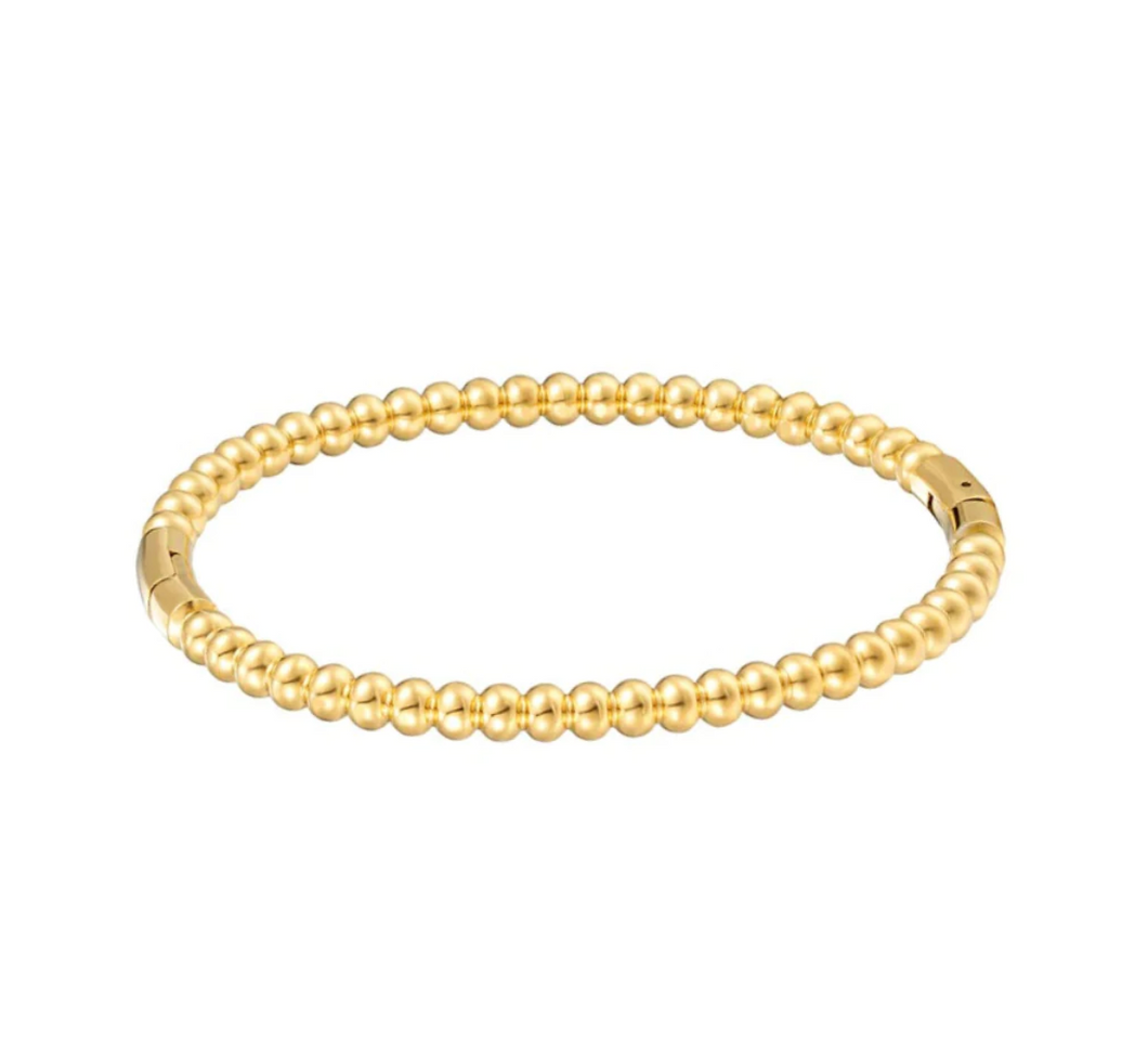 Circles On Repeat Bracelet Gold