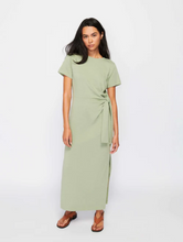 Load image into Gallery viewer, Lavi Tied Tshirt Midi Olive