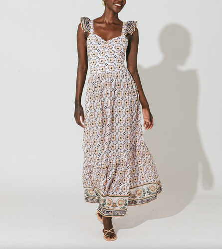 Nica Maxi Dress Marrakesh Print